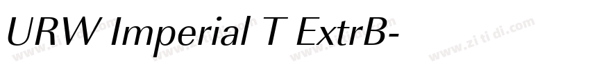 URW Imperial T ExtrB字体转换 URW Imperial T ExtrB字体转换